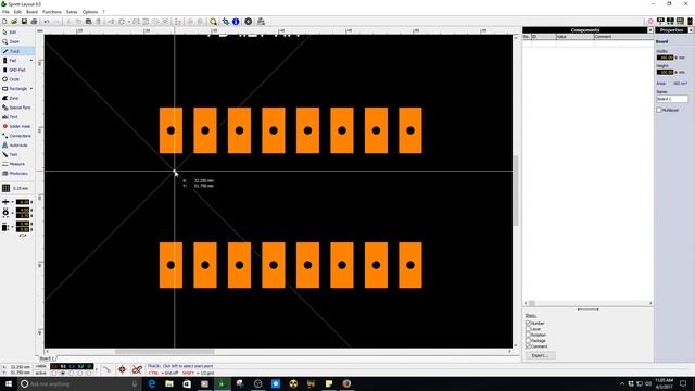 How to make IC makros in Sprint Layout 6 SMD or through hole смотреть онлайн