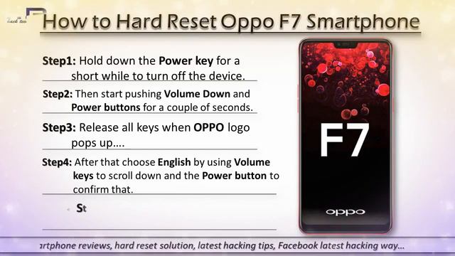 How to Hard Reset Oppo F7 Smartphone смотреть онлайн