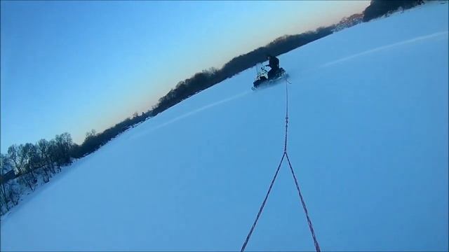 _Буран_  + сноуборд  _ Snowmobile + Snowboard