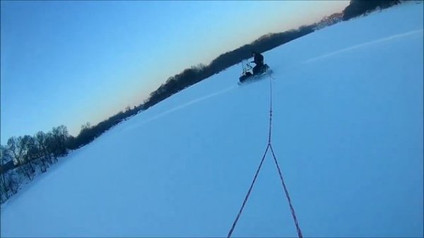 _Буран_  + сноуборд  _ snowmobile + snowboard