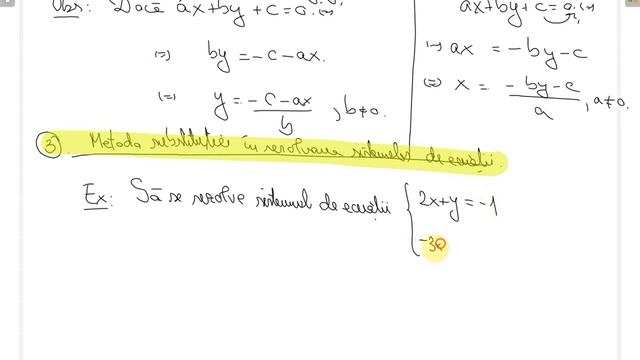 Rezolvarea sistemelor de ecuatii prin metoda substitutiei clasa a VII a ( www.supermeditatii.ro) смотреть онлайн