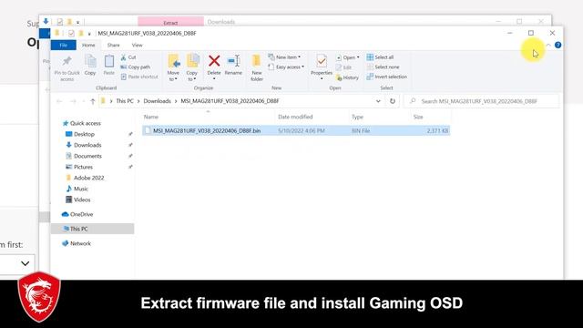MSI® HOW-TO update monitor firmware through Gaming OSD ? смотреть онлайн