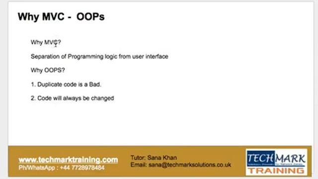 PHP Developers Essential Skills - PHP & MVC- OOPs Part 2 смотреть онлайн