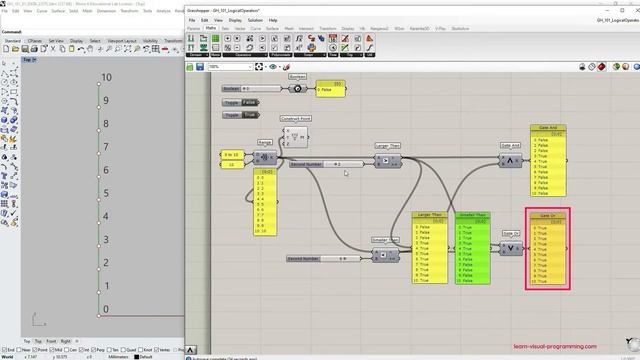 Grasshopper 101: Data Filtering | #02 Logical Operators смотреть онлайн