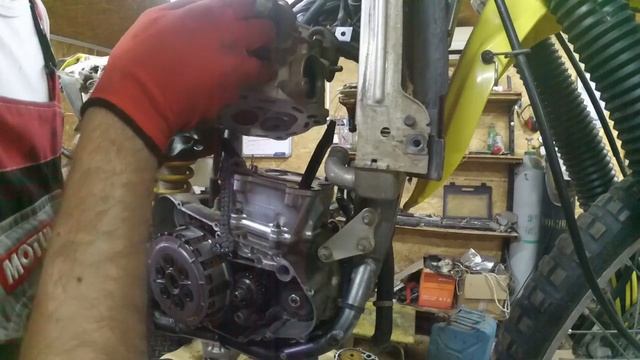 Suzuki DRZ 400. Замена ЦПГ