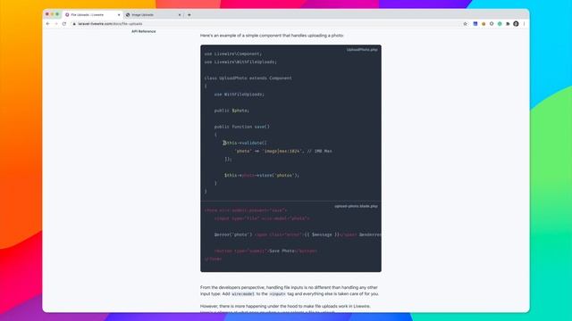 Image Uploads with Livewire смотреть онлайн
