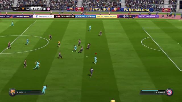 Fifa 18 Барселона - Бавария Мюнхен 7-18 смотреть онлайн