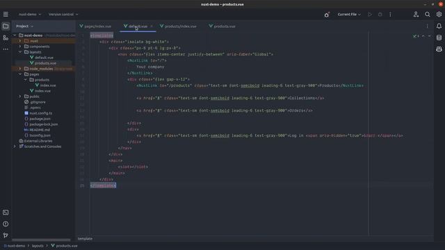 Create different layouts in Nuxt 3 смотреть онлайн