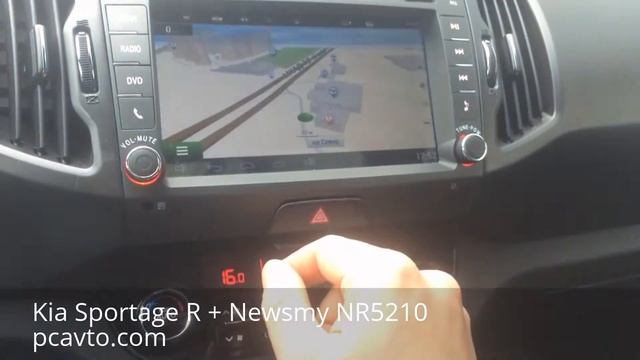 Kia Sportage R + магнитола на Android Newsmy NR5210 (pcavto.com) смотреть онлайн