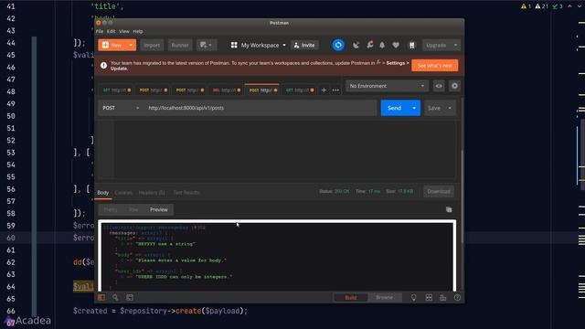 Ep30 - Laravel Validator | Laravel API Server смотреть онлайн