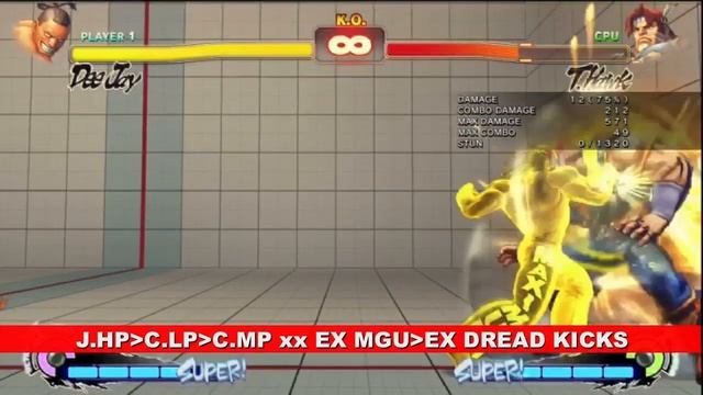 DeeJay Combo video - Super Street Fighter 4 смотреть онлайн