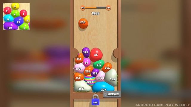Blob Merge 3D - 2048 Tale Puzzle - Gameplay Walkthrough Levels 136-150 (Android) Part 7 смотреть онлайн