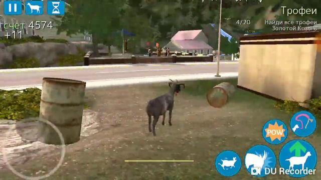Берегись это бешеный козёл!!! Goat Simulator Free смотреть онлайн