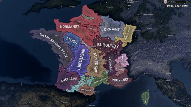 France Battle Royale | Hoi4 Timelapse смотреть онлайн