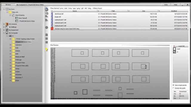 PractiCAM - DXF Import (Multiple Drawings) смотреть онлайн