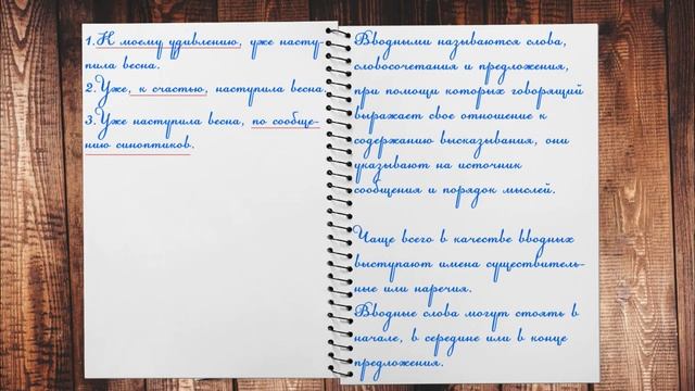 8 класс. Русский язык. Вводные слова и словосочетания смотреть онлайн