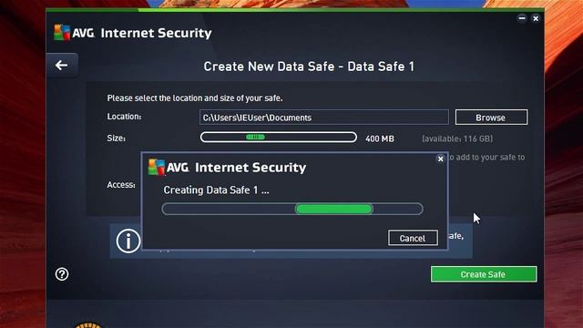 How to create an AVG Data Safe to protect sensitive files смотреть онлайн