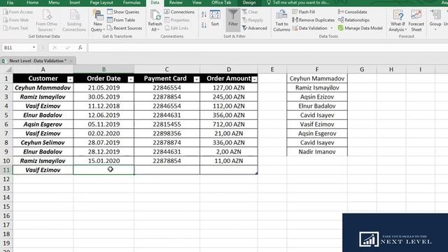 Уроки Excel - Проверка Данных (Data Validation) смотреть онлайн