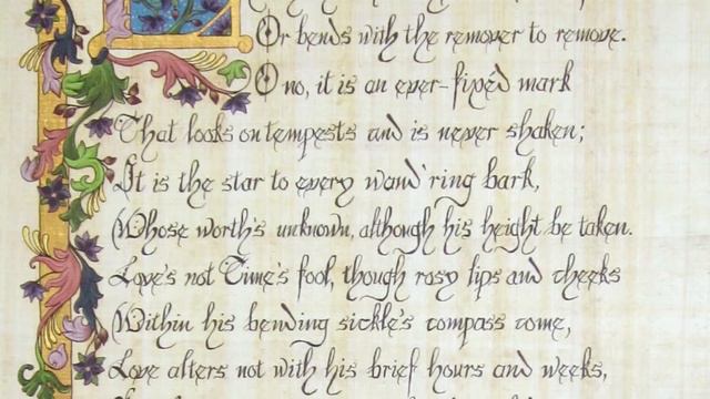 Judi Dench reads Shakespeare's sonet 116 (let me not to the marriage of true minds) смотреть онлайн