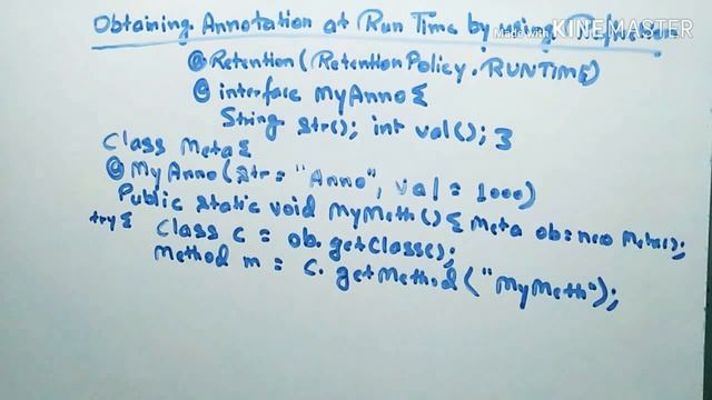 Obtaining Annotations at Runtime by using Reflection part 3 смотреть онлайн