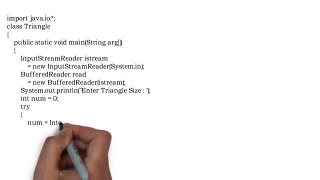 #41 || Program to print Triangle Pattern. || #JAVA || Java Programing Questions смотреть онлайн