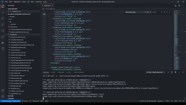 VSCode Remote Containers - Oracle XE and Scotas OLS 3-3 смотреть онлайн