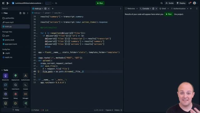Autoscale Deployments + AI Meeting Bot | Use Replit to deploy an AssemblyAI Meeting Analysis web ap смотреть онлайн