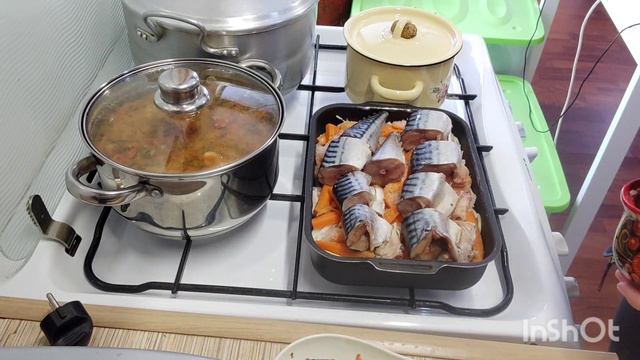 Готовлю скумбрию в духовке! смотреть онлайн