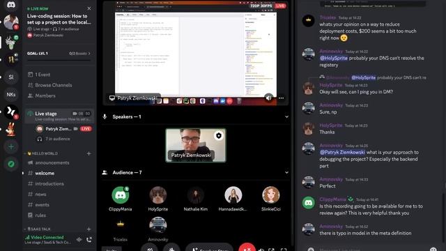 SaaS Boilerplate: Discord Live Coding Session #1 смотреть онлайн