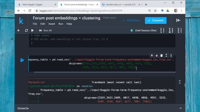 Kaggle Live Coding: Identifying the most important words in a cluster (Part 2) | Kaggle смотреть онлайн