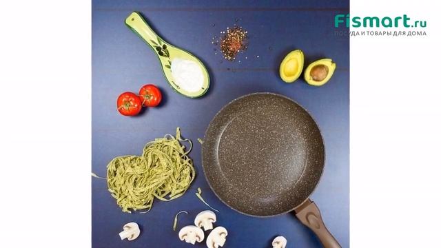 Обзор посуды для кухни | Глубокая сковорода Moulin Villa Brown Stone: где купить недорого - Fismart