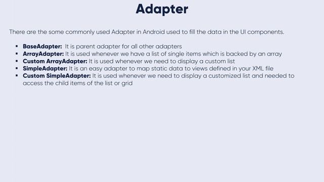The Secrets behind Adapters in Android - Mastering Android Course #40 смотреть онлайн