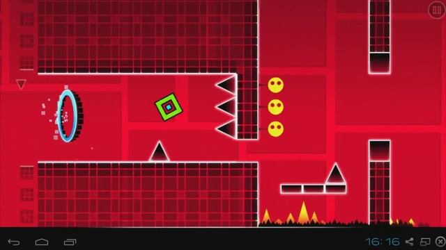 Geometry Dash Lvl 7, Jumper ( все монетки ) смотреть онлайн