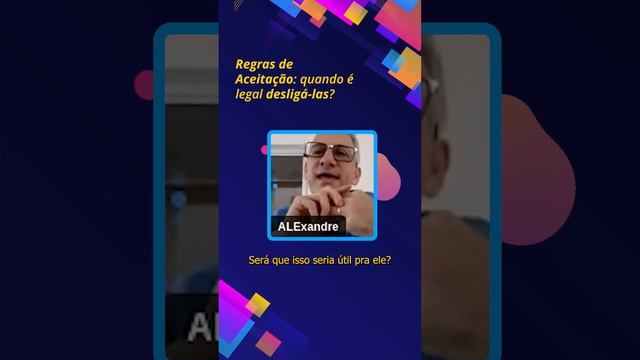 Quando desligar as Regras de Aceitação dos planos? #shorts смотреть онлайн