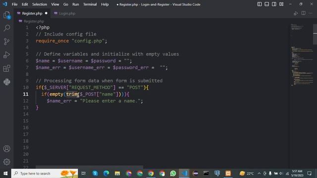 Login and Signup form validation php and mysql database смотреть онлайн