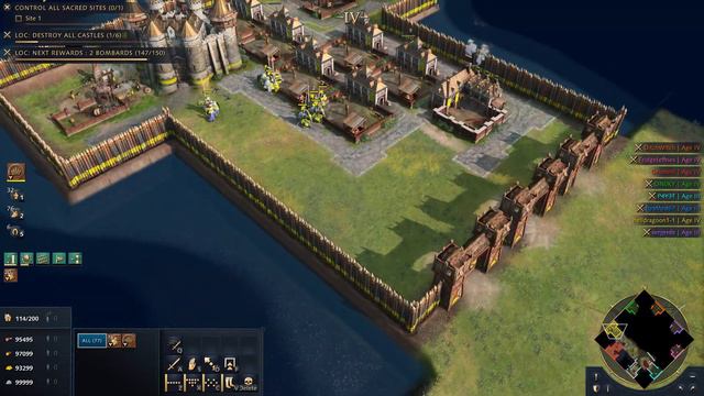 Age of Empires 4 - 2v2v2v2 MASSIVE CAVALRY ARMY | Multiplayer Gameplay смотреть онлайн