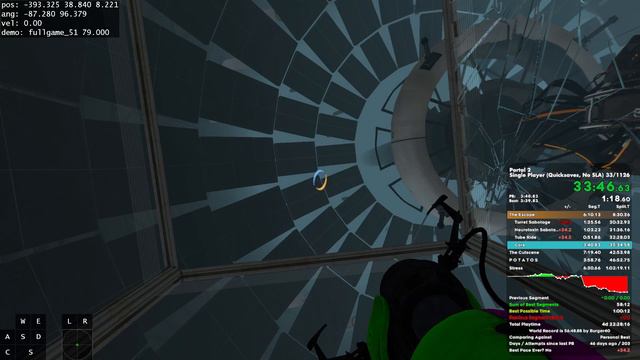 Portal 2 in 1:01:33 смотреть онлайн
