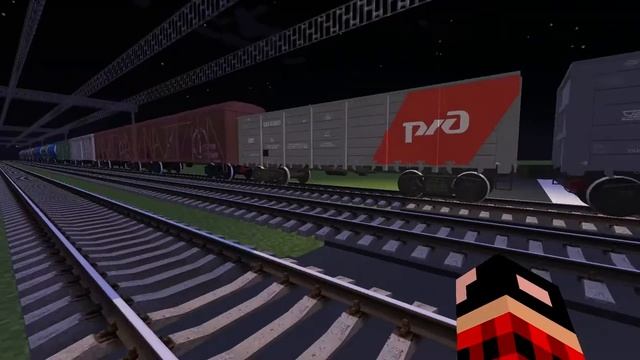 Майнкрафт Java 1.12.2 мод Immersive Railroading обзор карты, как вам эта идея? снимать такое?