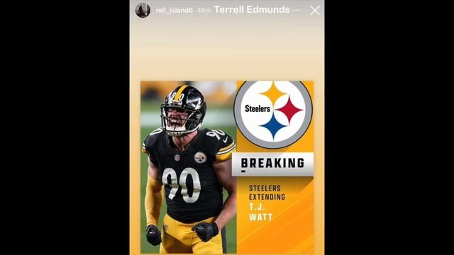 NFL Players React to TJ Watt Signing 4-Year $112M Extension with Pittsburgh Steelers смотреть онлайн