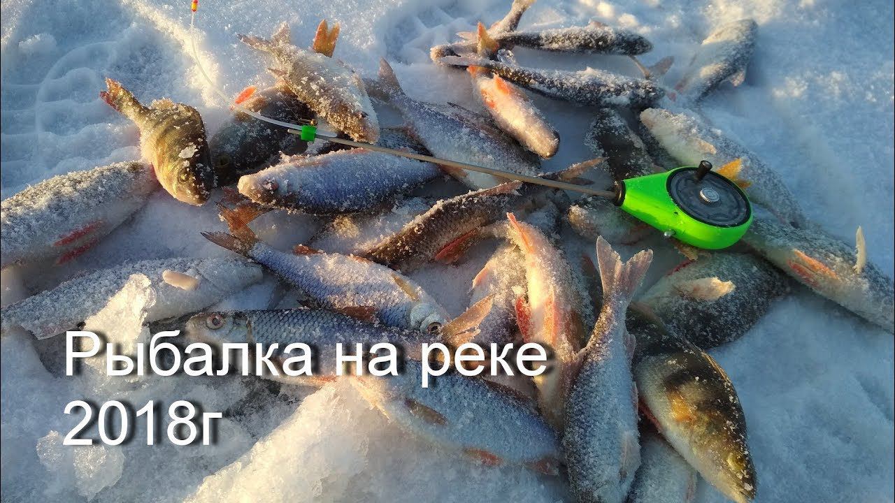 Ловля плотвы на безмотылку. Зимняя рыбалка на реке