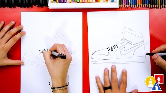 How To Draw Air Jordan 1 Shoes смотреть онлайн