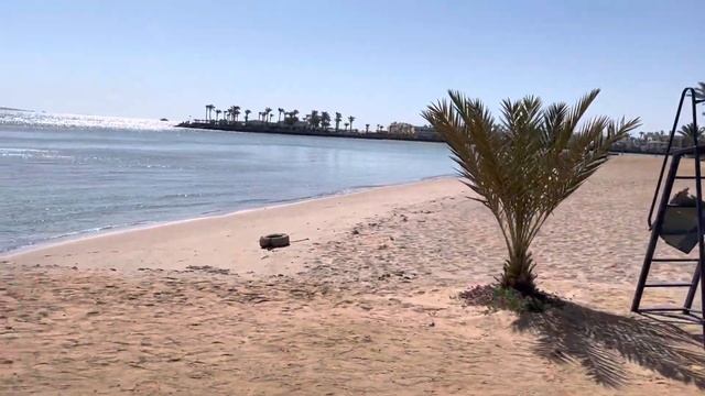 Обзор пляжа и моря отеля Захабия/Zahabia Hotel & Beach Resort 4*.Обзор отелей второй линии в Хургад