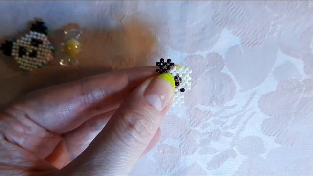 Кольцо ПАНДА из бисера?. Beaded PANDA?. Beaded ring PANDA. #jelljewellery смотреть онлайн
