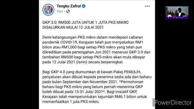 BANTUAN RM500 DIKREDITKAN MULAI 12 JULAI !! BARU SAHAJA DIUMUMKAN PETANG TADI OLEH TENGKU ZAFRUL !! смотреть онлайн