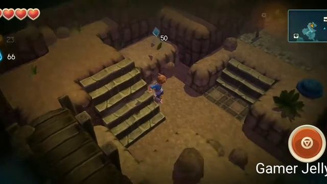 Oceanhorn Gameplay introduction and part 1 The hermit island Gamer jelly. смотреть онлайн