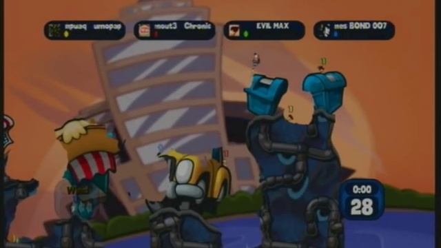 Worms 2: Armageddon Highlights Part 1 - Games 1 & 2 with voice chat - xbox 360 смотреть онлайн