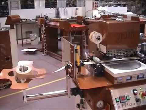 Гидравлический двухголовый пресс для вырубки и тиснения с поворотным столом GALLI FT1 LX