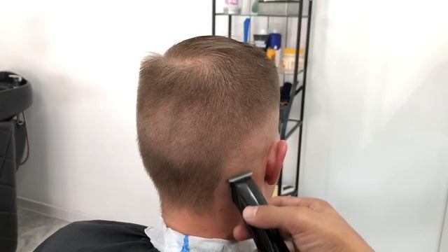 как за 2 минут сделать фэйд ?ASMR? Стрижка триммером | Fast Fade смотреть онлайн