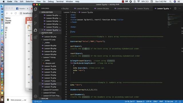 Video 19 php array Sorting from lecture note.mp4 смотреть онлайн