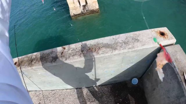 Fishing on the Abandoned 7 Mile Bridge! (Florida Keys Bridge Fishing) смотреть онлайн